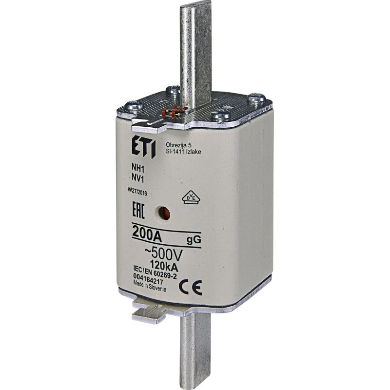 SIKRING NH1 200A gG 500V med indikator