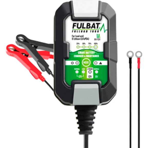 Fulload 1000 6/12V 1A batterilader – til bly & lithium