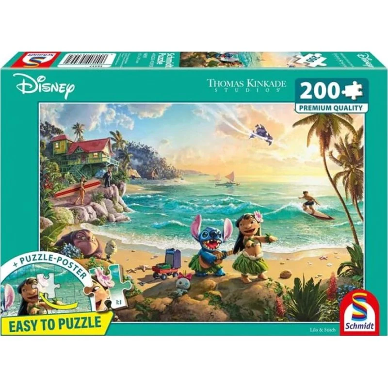 Schmidt – Thomas Kinkade: Disney Lilo & Stitch, 200 brikker