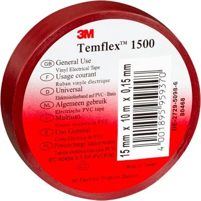 3M Temflex 15 mm isolerbånd, brun, 10 m