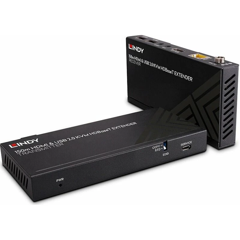 LINDY KVM Extender HDMI 150 m 4K60 HDBaseT (USB 2.0, IR)