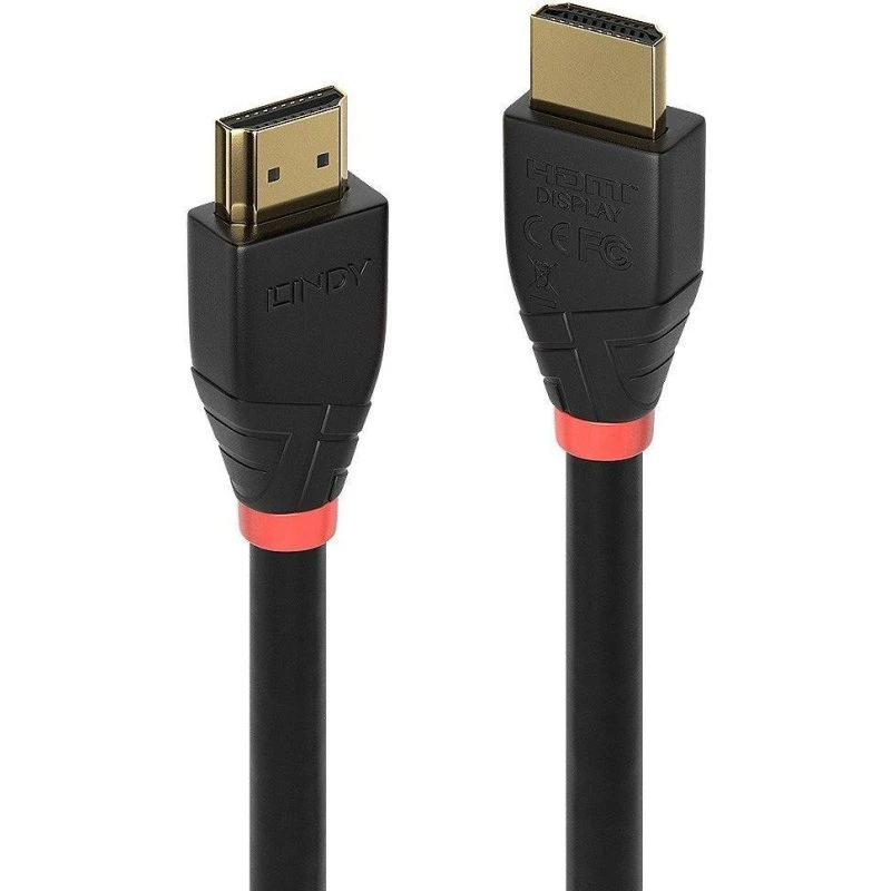 Lindy HDMI-kabel 41072, 15 m, aktiv, 4K, sort