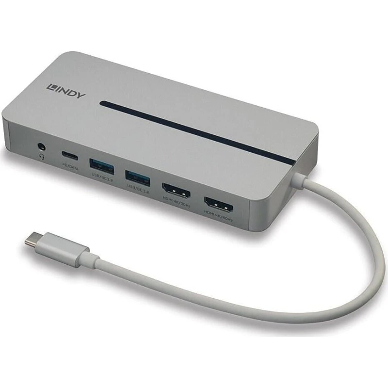 LINDY DST-Mx Duo USB-C dockingstation - 2x 4K HDMI, 100W