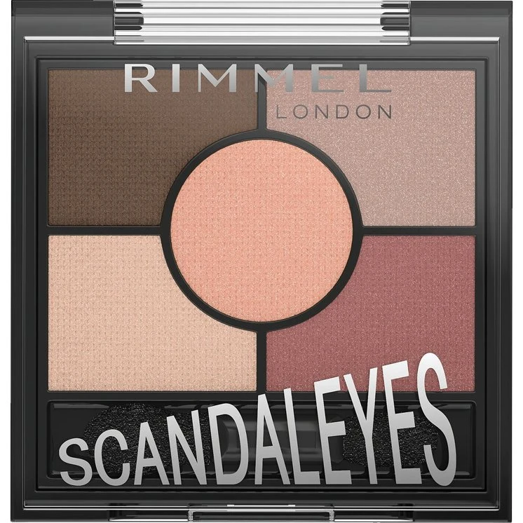 Rimmel Scandaleyes 5‑pan øjenskyggepalette 003 Rose Quartz 3 g
