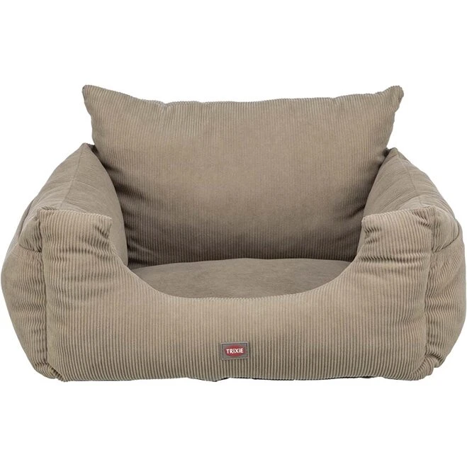 Trixie Bilsæde Transportseng Taupe 55×50×30 cm