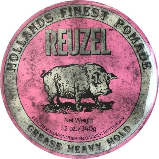 Reuzel Pink Heavy Hold Grease Pomade 340 ml