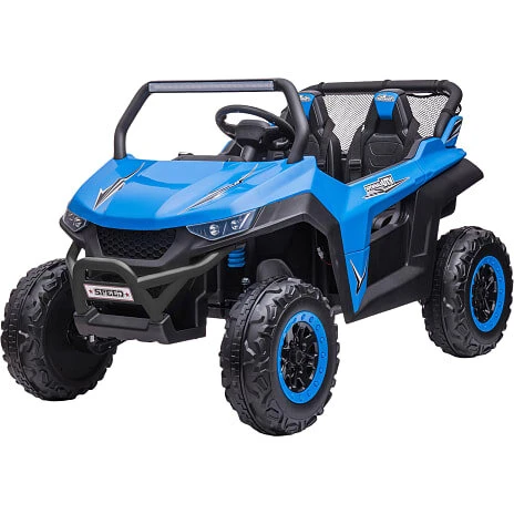 Elektrisk off-road Buggy - blå (fjernbetjent, lys & lyd)