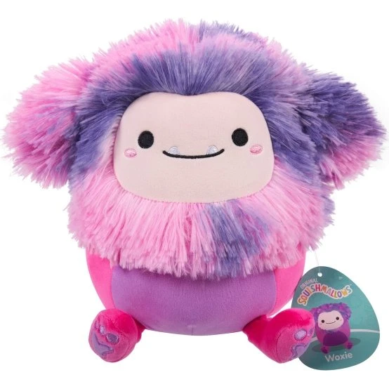 Squishmallows Woxie Bigfoot 19 cm – magenta