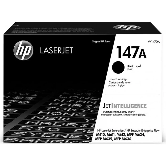 HP Toner W1470A 147A, sort – 10.500 sider