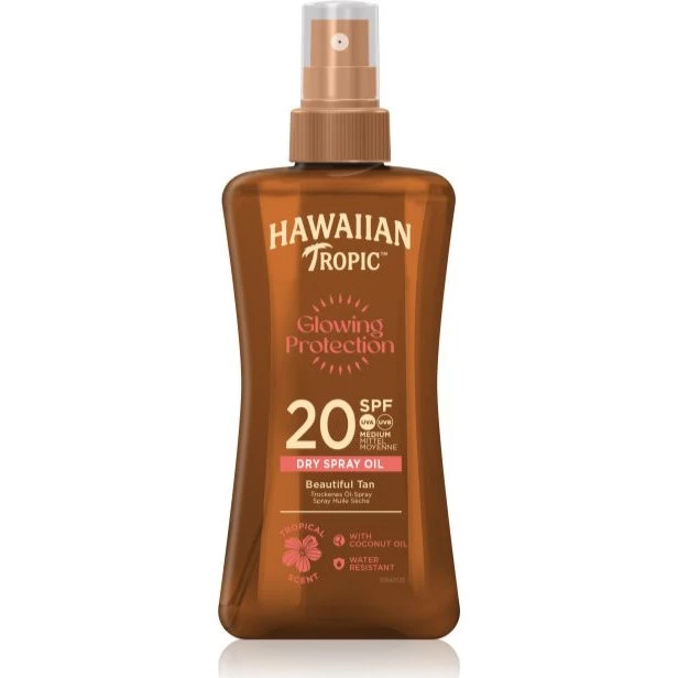 Hawaiian Tropic Protective Dry Spray Oil SPF20 Medium 200 ml