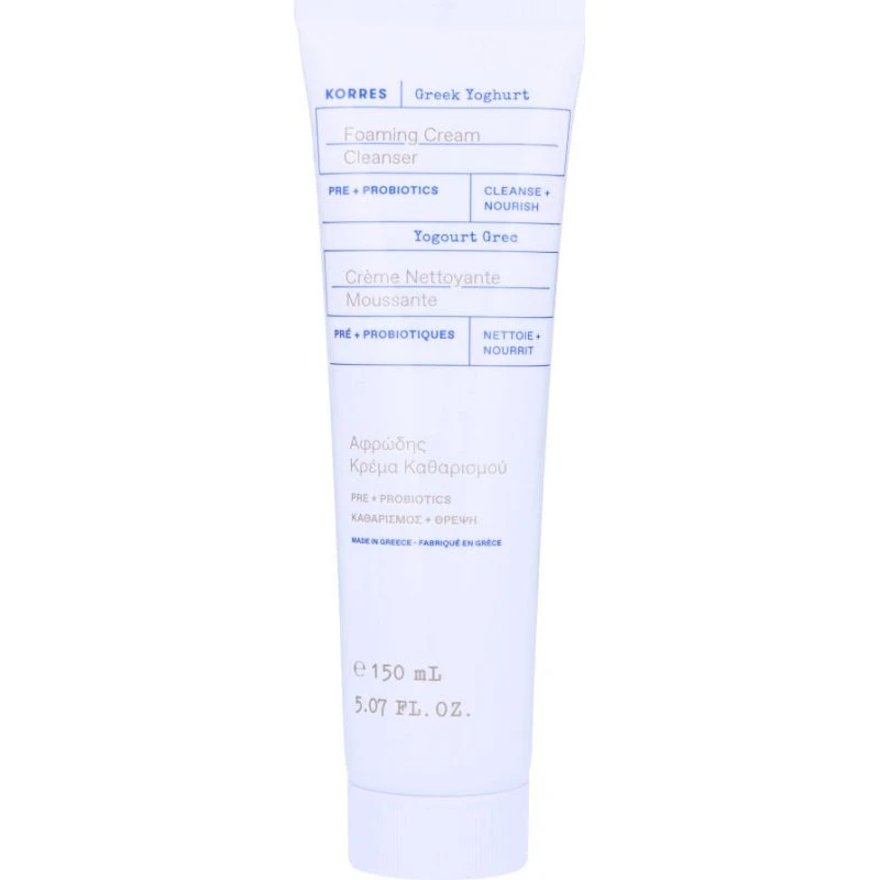 Korres Greek Yoghurt Foaming Cream Cleanser 150 ml