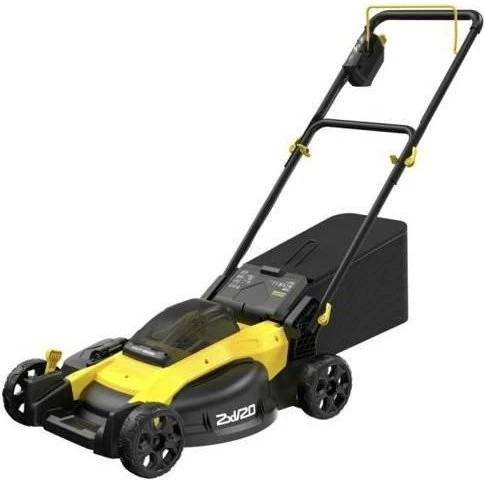STANLEY SFMCMW2651M batteri plæneklipper 48 cm, 2x4.0Ah