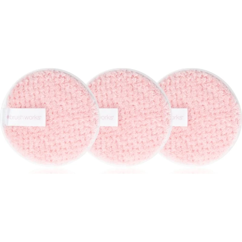 Brushworks genanvendelige makeuppads 3 stk