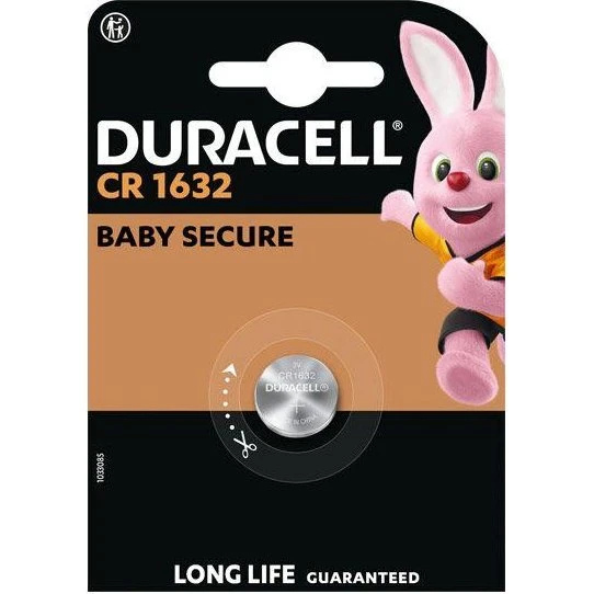 Duracell CR1632 DL 3V knapcellebatteri 137 mAh