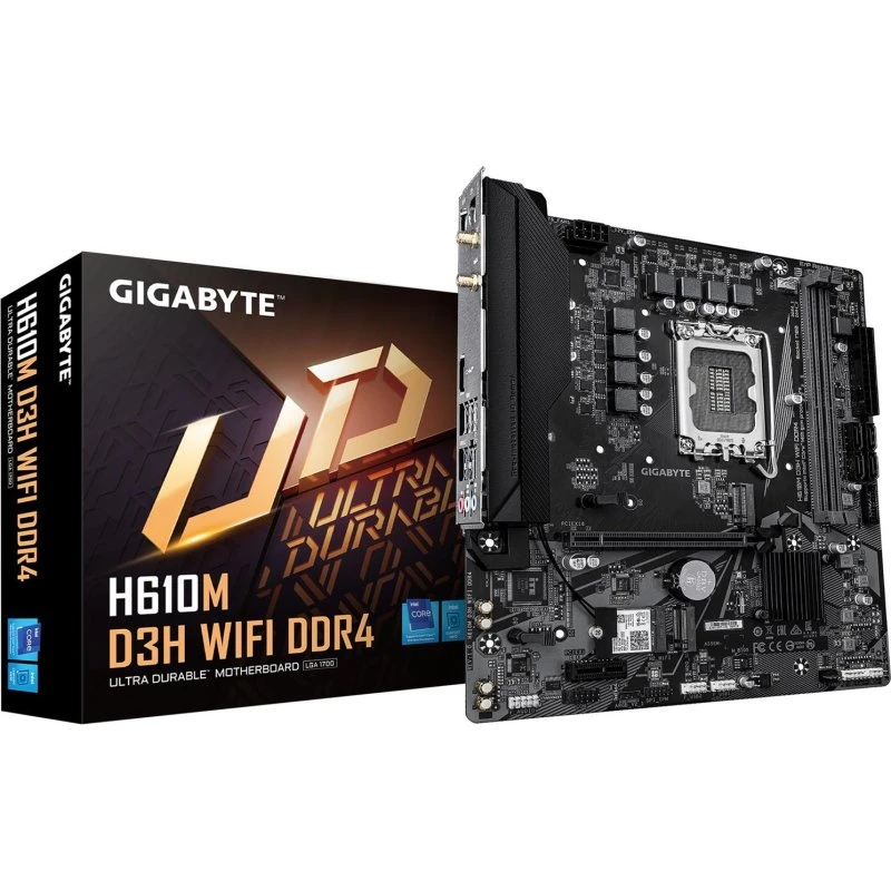 Gigabyte H610M D3H WIFI DDR4 LGA1700 (Wi‑Fi, M.2)