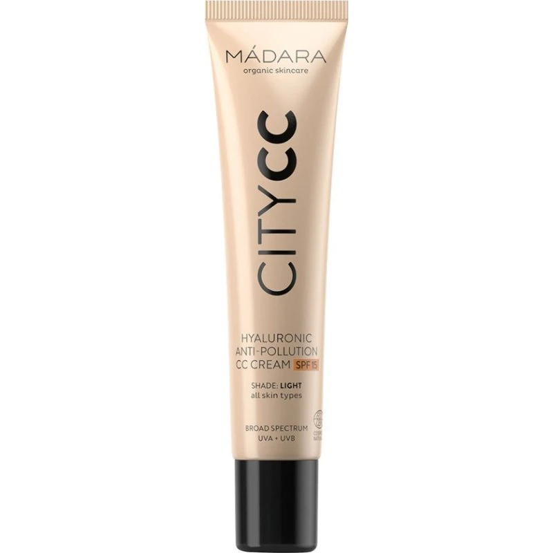 Mádara City CC Hyaluronic Anti-Pollution SPF15 Light 40 ml