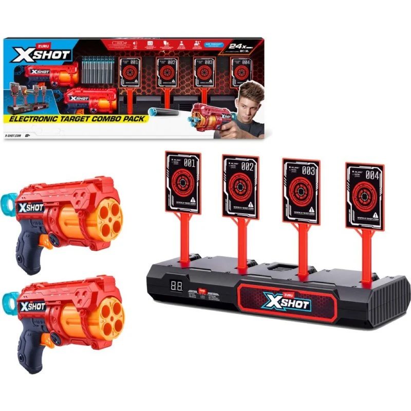 X-Shot Dartpistol - multifarvet (inkl. tilbehør)