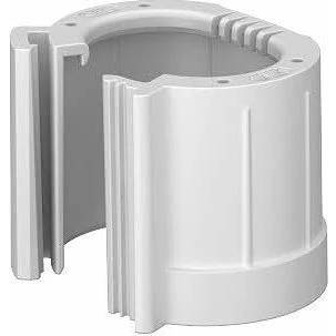 Endemuffe delbar til rør M16 lysgrå