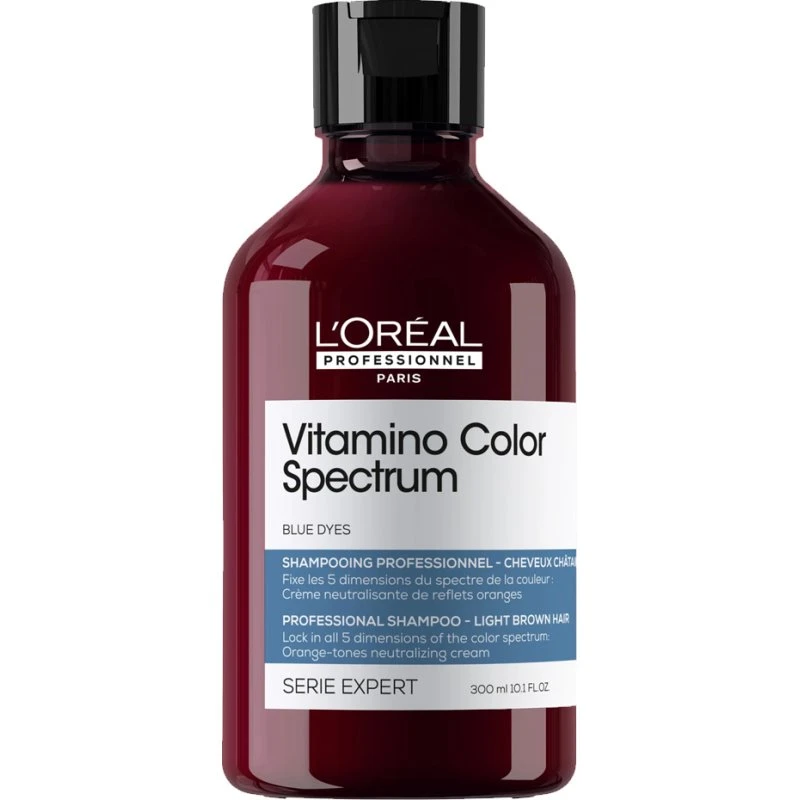 L'Oréal Professionnel Vitamino Color Spectrum Shampoo 300 ml (lysbrunt hår)