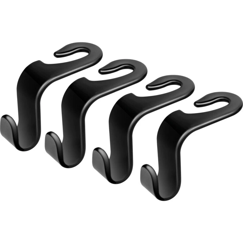 LogiLink kroge til nakkestøtte 4-pak, sort, maks 20 kg