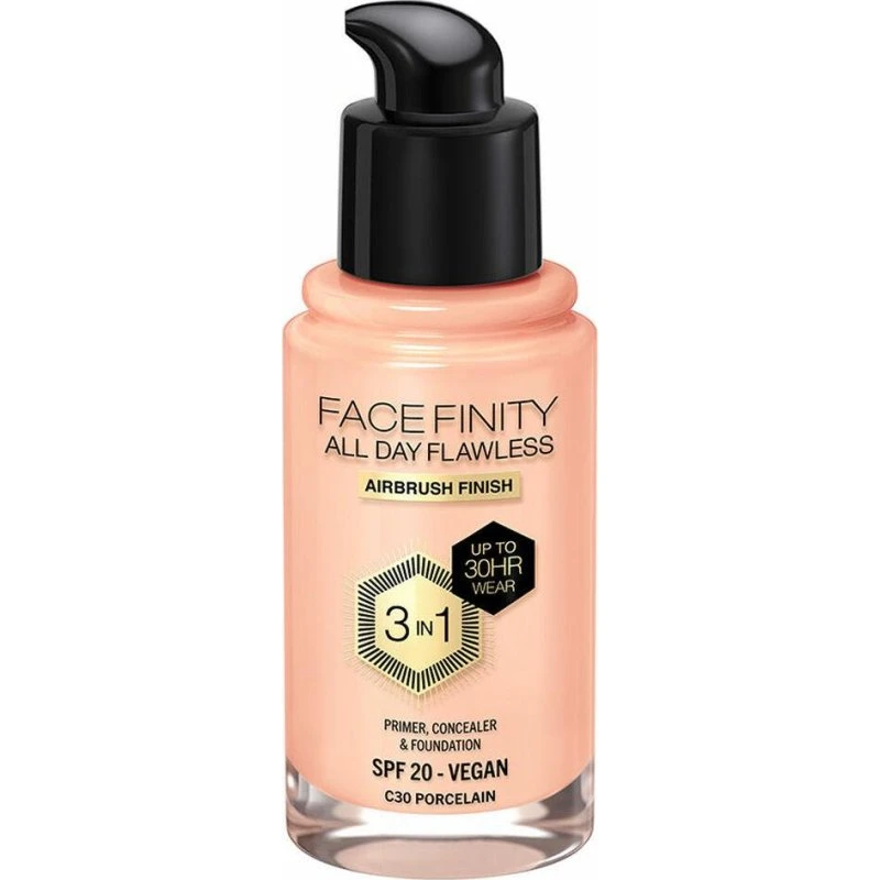 Max Factor Facefinity All Day Flawless 3-i-1 SPF20 C30 Porcelæn 30 ml