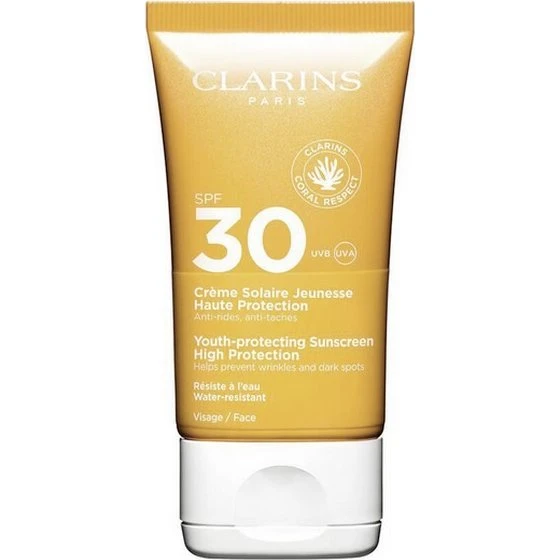 Clarins Anti-aging solcreme SPF 30 til ansigt, 50 ml