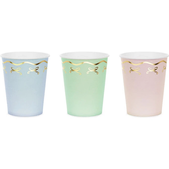 6 stk. Enhjørningekopper 220 ml – Blandede farver