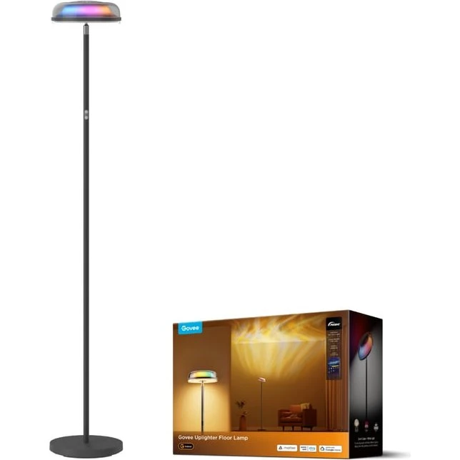 Govee Uplighter RGBWW RGBIC Gulvlampe 2700–6500K (3 zoner)