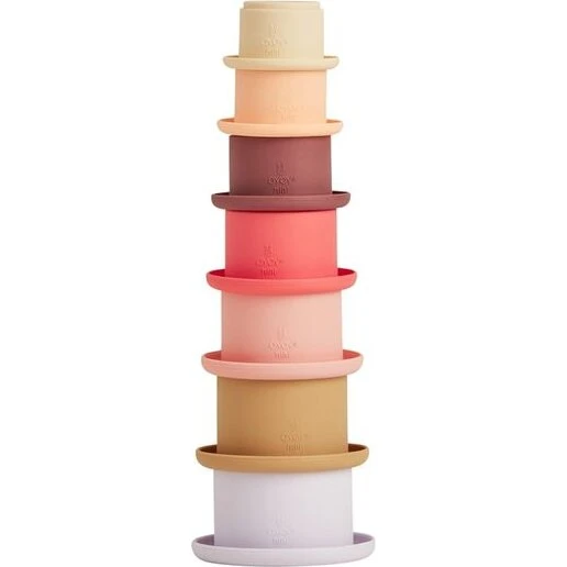 Oyoy Tawa stablekopper, 7 stk. – 100% silikone (Ø8×24,5 cm)