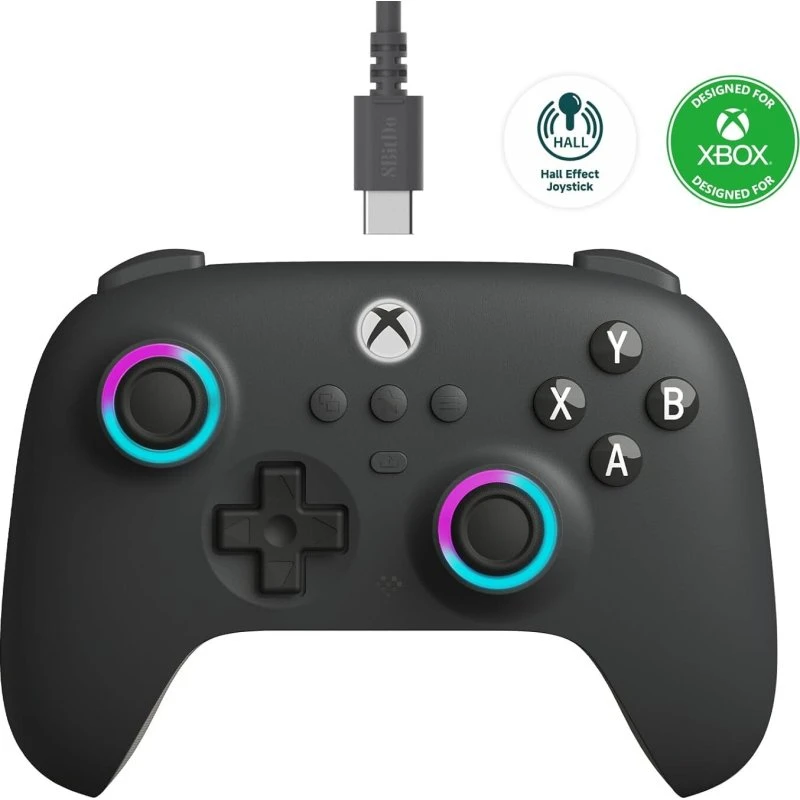 8BitDo Ultimate C Wired Controller Dark Grey – Xbox/Windows