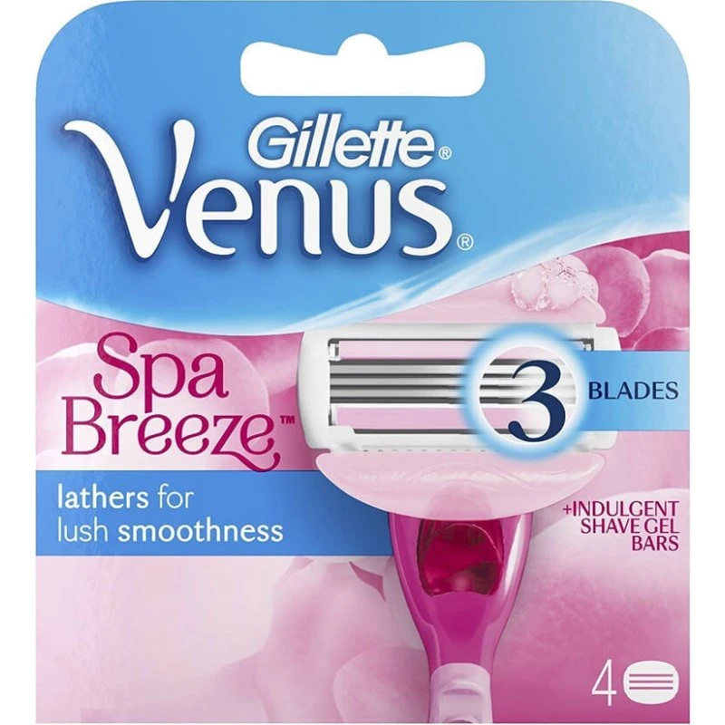 Gillette Venus Spa Breeze Udskiftningsblade 4 stk