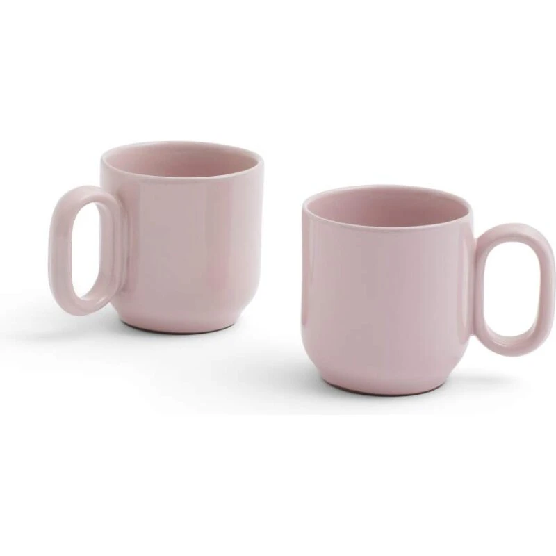 HAY Barro kop, 2 stk. lyserød Ø8×H7,5 cm