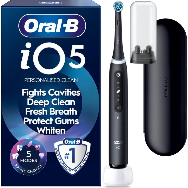 Oral-B iO5 elektrisk tandbørste – Matt Black