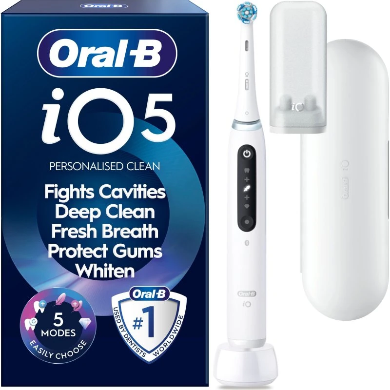 Oral-B iO5 Eltandbørste Quite White