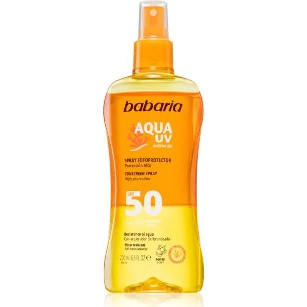 Babaria Solar Aqua Biphasisk Solspray SPF50 200 ml