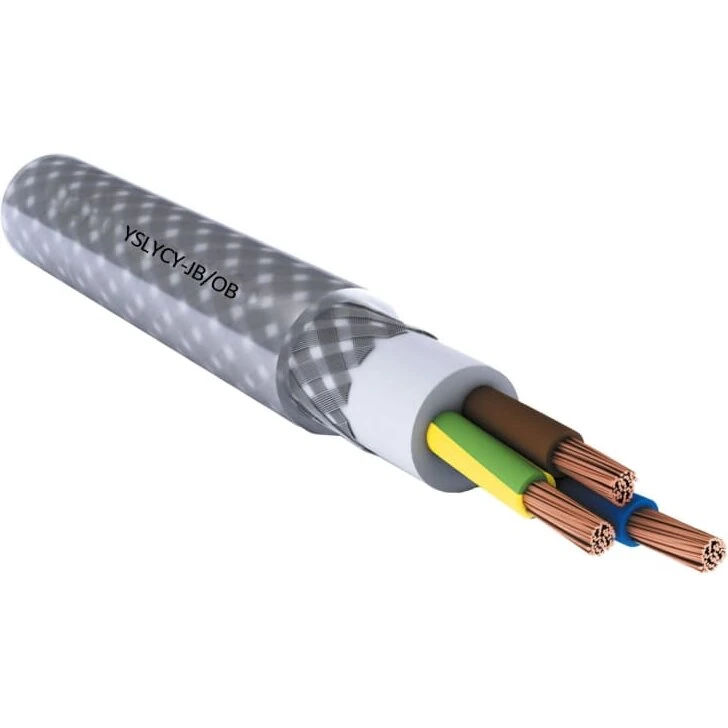 YSLYCY-JZ 5G1,5 mm² styrekabel, kobberfletskærm 500 m