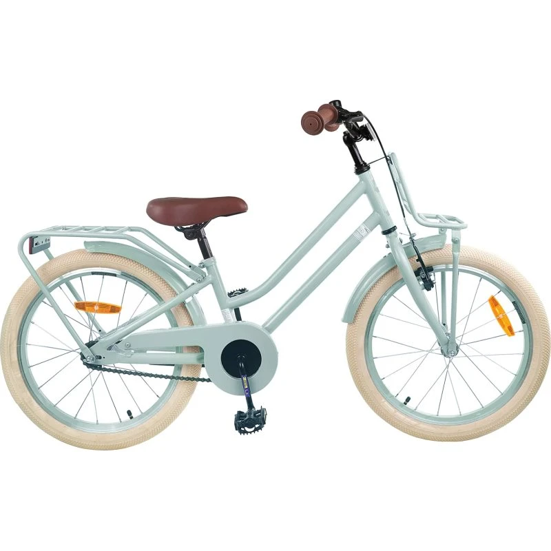 vidaXL Børnecykel 20 tommer til 6–11 år, lys grøn