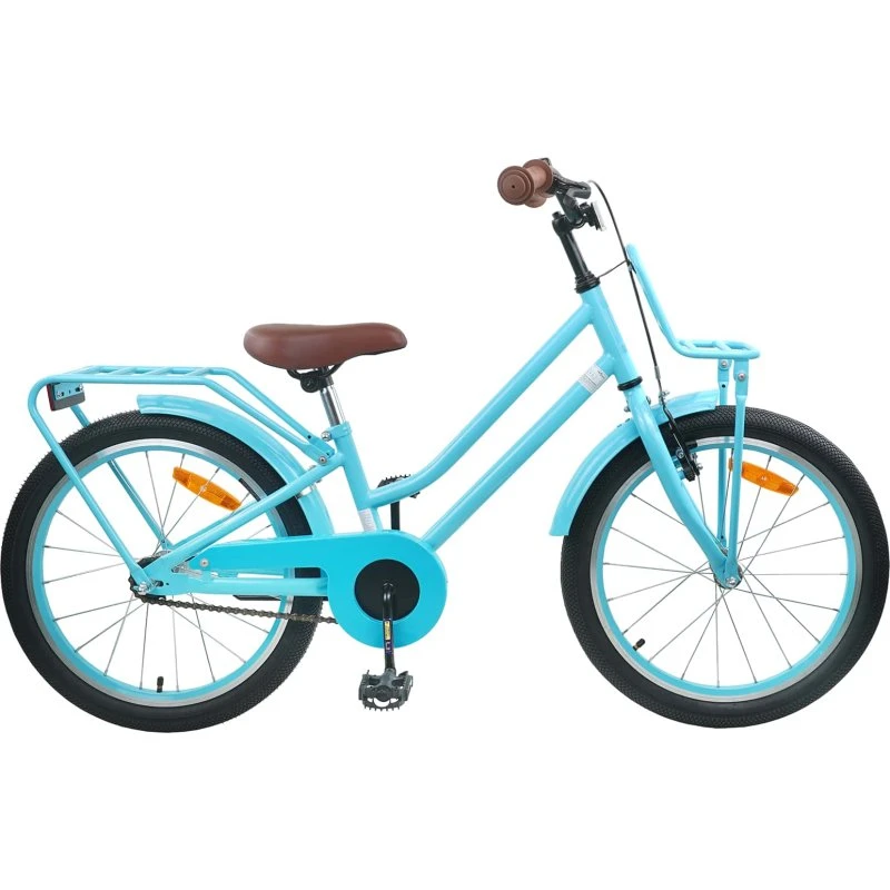 vidaXL Børnecykel 18 tommer (5-7 år) Lys blå