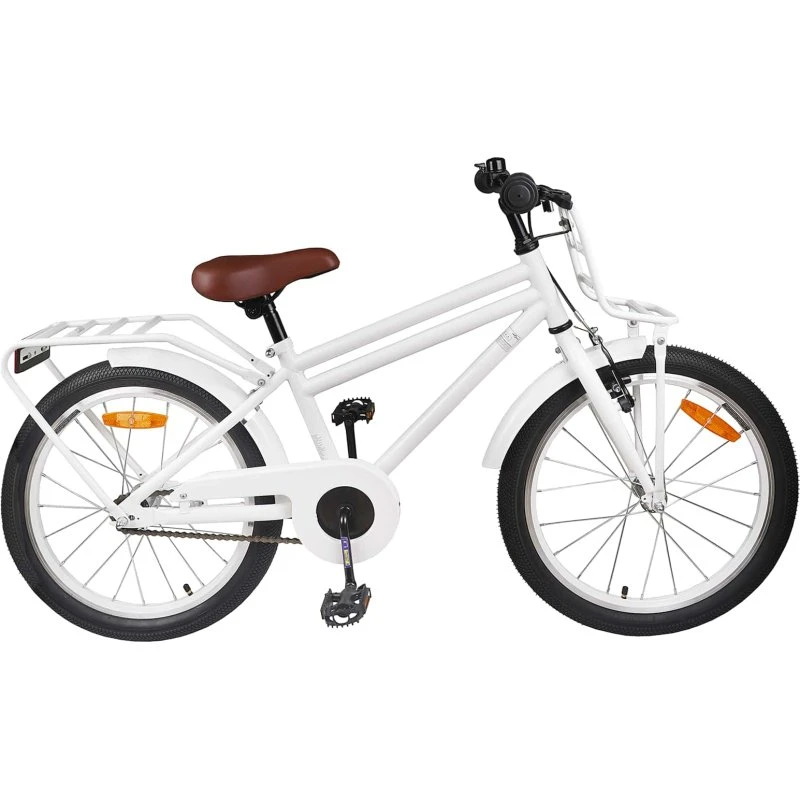 vidaXL Børnecykel 20 tommer (6-11 år) Hvid