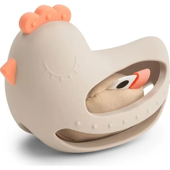 Done by Deer Gribe- og bidelegetøj Clucky Sand