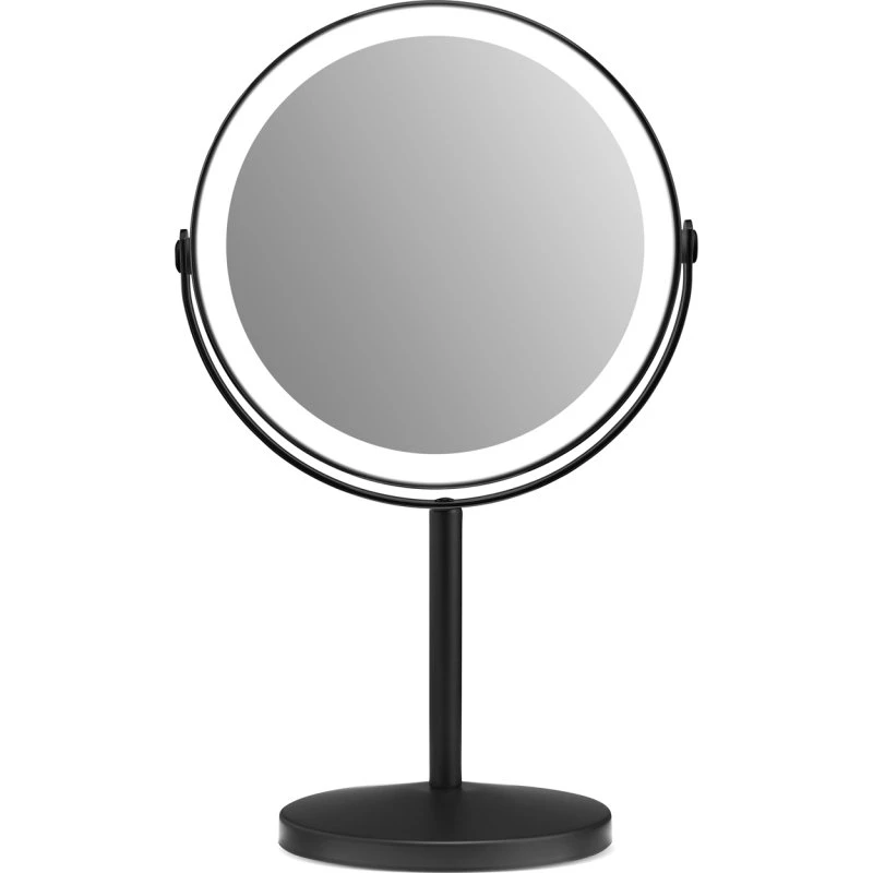 Gillian Jones Opladeligt LED-bordspejl 1x/10x USB-C, mat sort