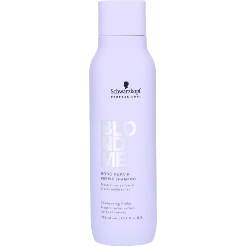 Schwarzkopf BLONDME Bond Repair Purple Shampoo 300 ml