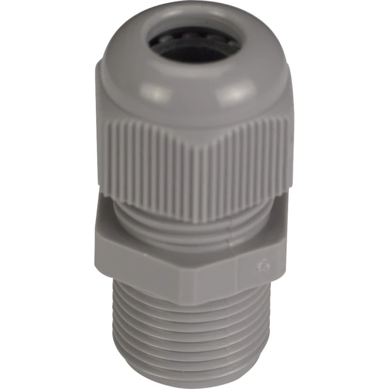 Perfect forskruning NPT 1/2" 7–12 mm RAL 7035 IP68