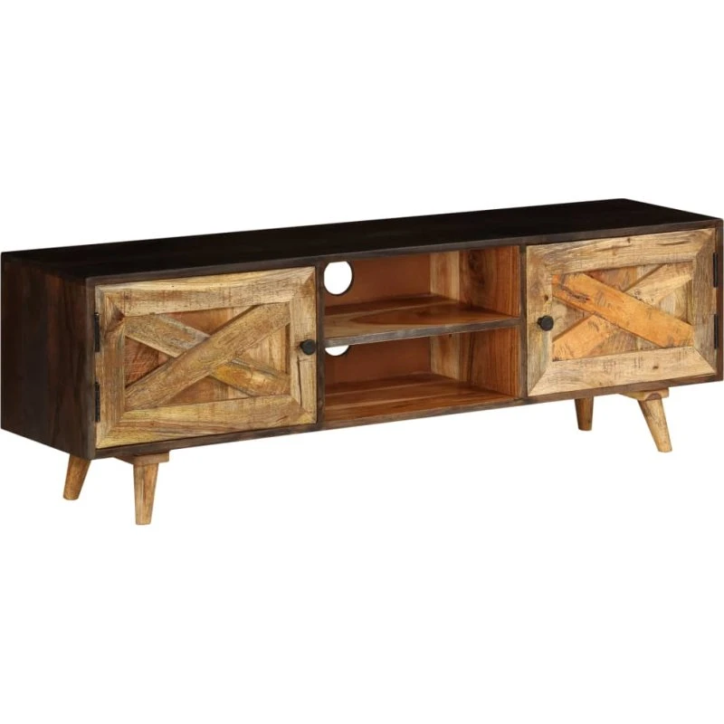 vidaXL TV-skab i massivt mangotræ 140x30x45 cm