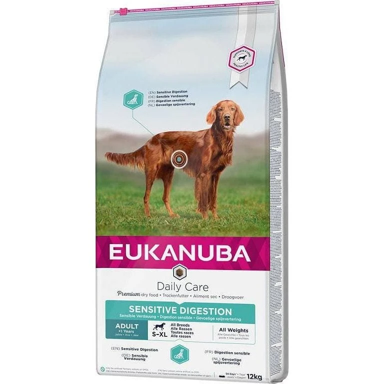 Eukanuba Daily Care Sensitive Digestion tørfoder 12 kg