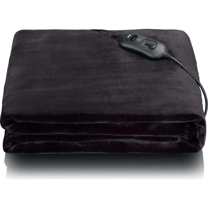 MELISSA Varmeplaid 180x130 cm 120W Sort