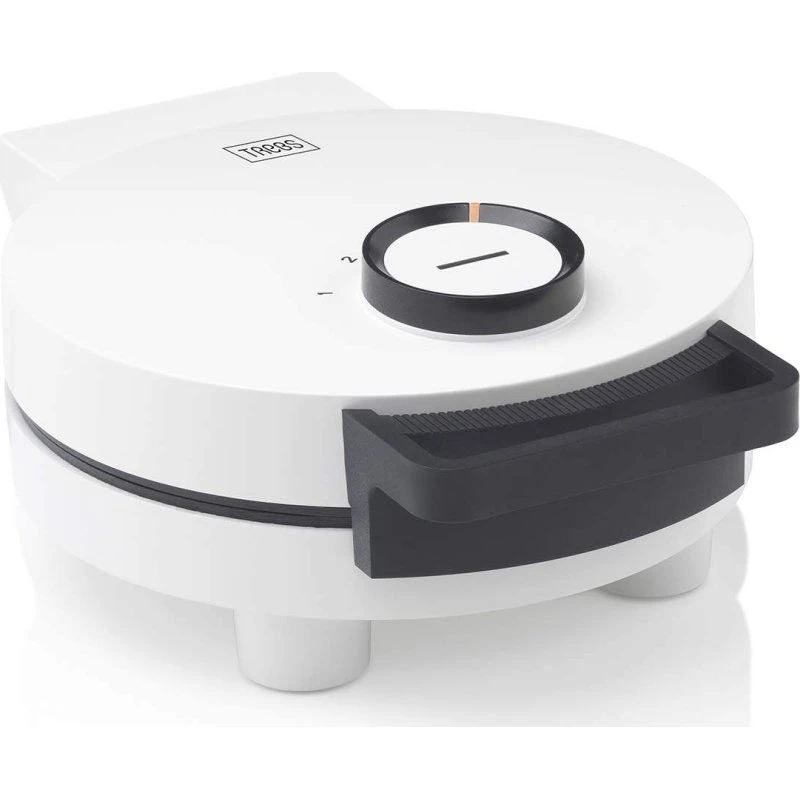 Trebs Hjerteformet vaffeljern 13100 — 5 vafler, non-stick, hvid