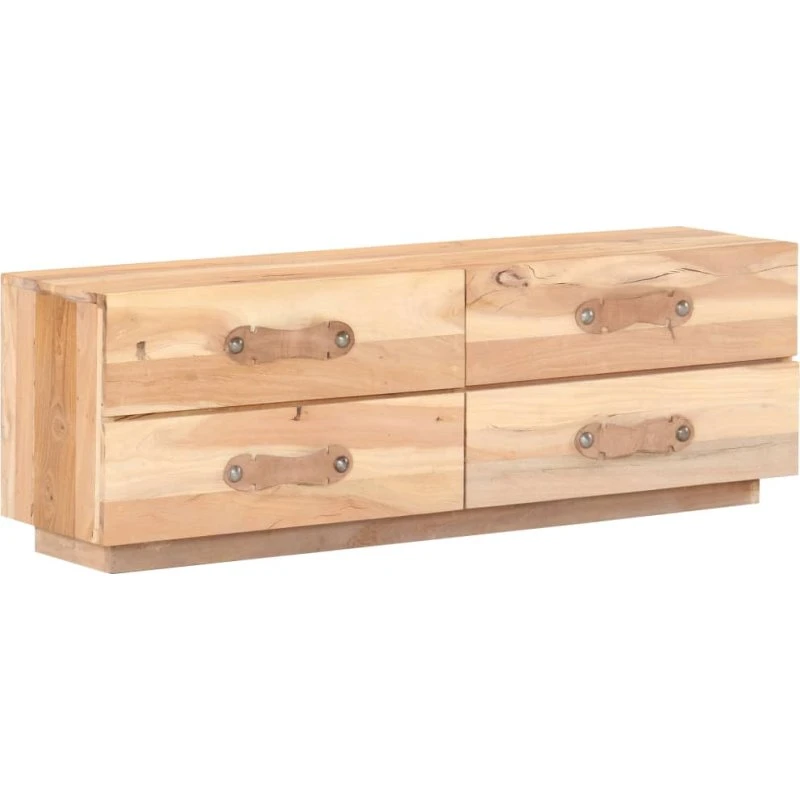 vidaXL TV-skab i massivt genbrugstræ, antik stil