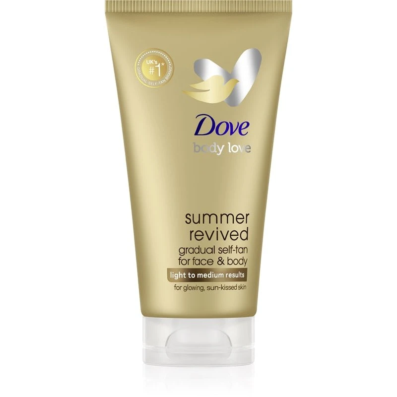 Dove Summer Revived Self-Tanning Milk Lys til Medium 75 ml