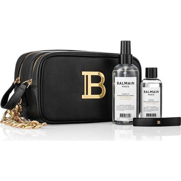 Balmain Signature Bag Medium Sort (Leave-in, Argan Elixir, Barrette)